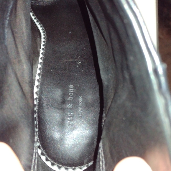 RAG & BONE Newbury Boot black leather size 8.5 - Picture 10 of 15